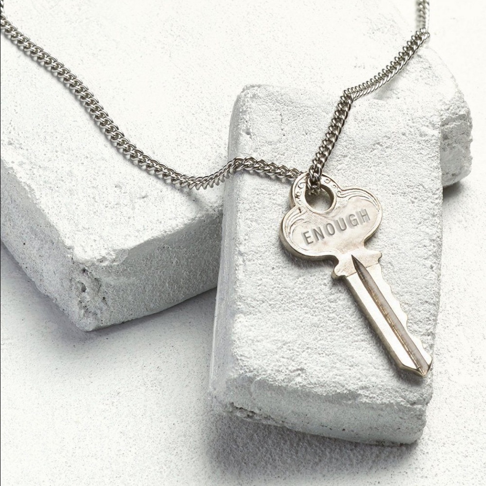 The Giving Keys "Enough" Classic Key Necklace